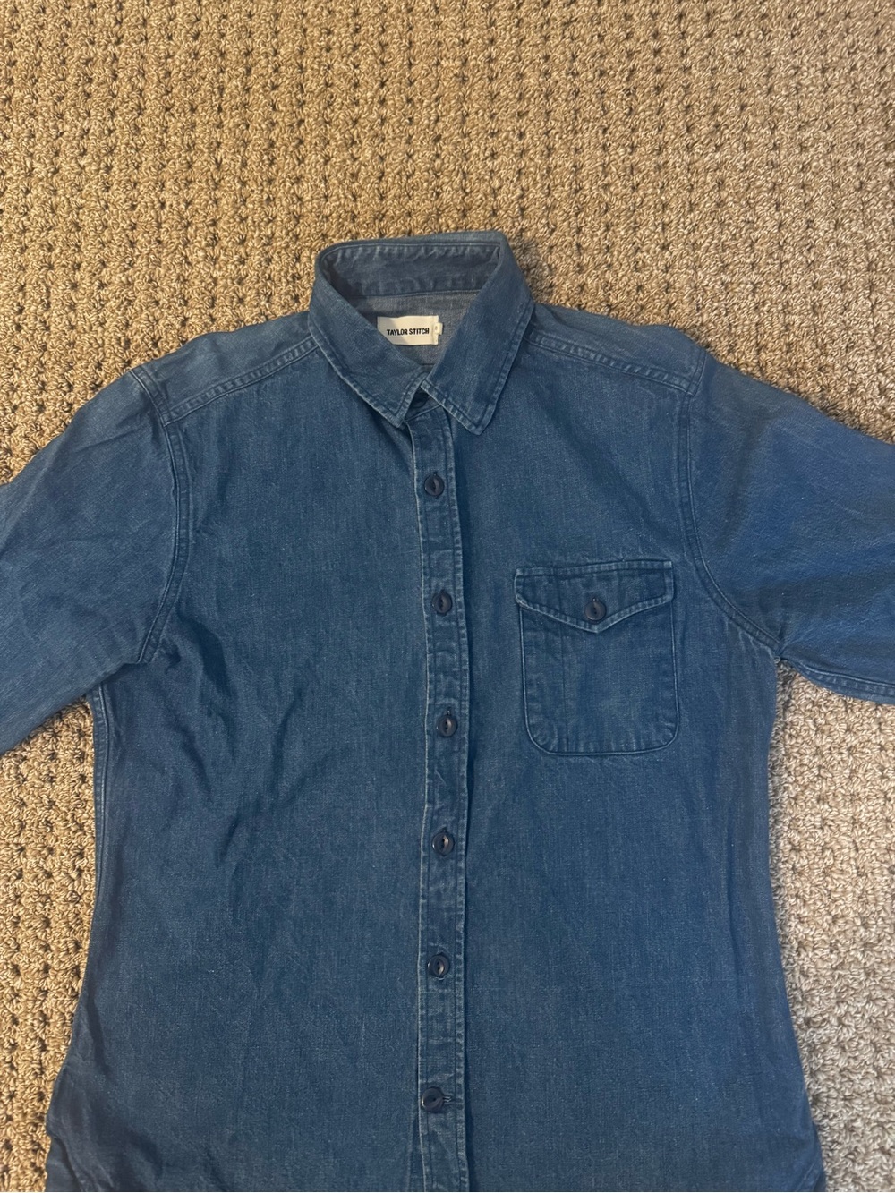 Taylor Stitch Indigo Denim Button down